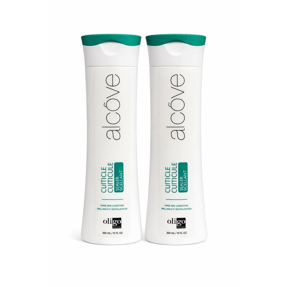 Alcove Cuticle Sealant 10oz 2 Pack Oligo Shine & Condition